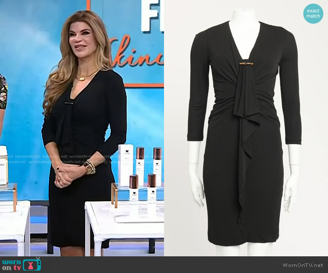 Gucci V-Neck Bamboo Knee Length Dress worn by Dr. Dendy Engelma on Today