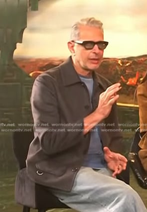 Jeff Goldblum's grey jacket on Today