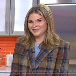 Jenna’s double breasted plaid blazer on Today