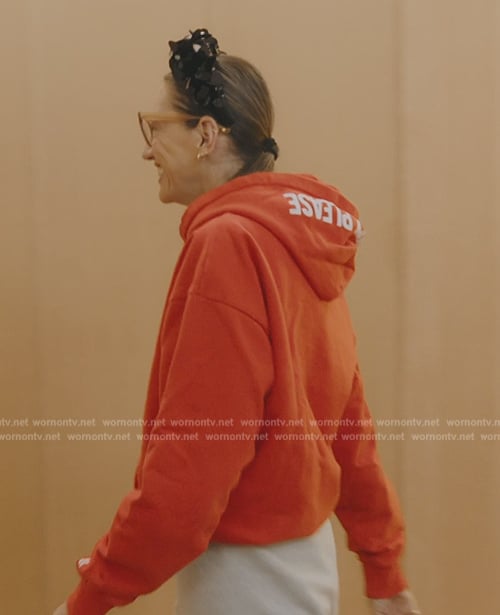 Jenna's red hoodie on The Real Housewives of New York City