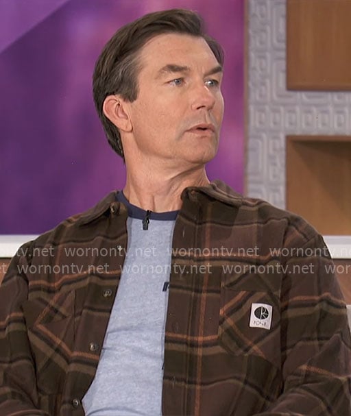 Jerry's brown plaid shirt on The Talk