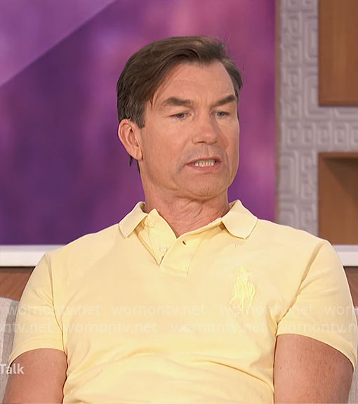 Jerry's yellow polo shirt on The Talk