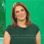 Jill Schlesinger’s green dress on CBS Mornings