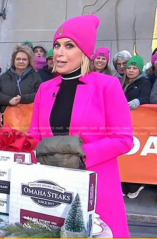 Jill's pink coat on Today