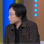 Jimmy O. Yang’s brown jacket on Good Morning America