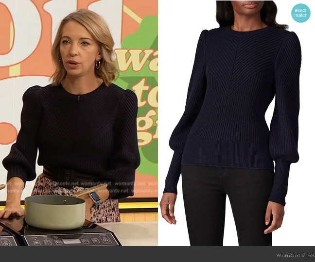 Joie Ronita Sweater worn by Anna Robertson on The Drew Barrymore Show