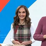 Joy’s plaid mini dress on Today