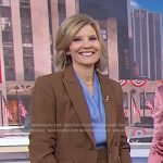 Kate’s brown blazer and pant suit on NBC News Daily