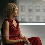 Kate’s red ruffle neck dress on NBC News Daily