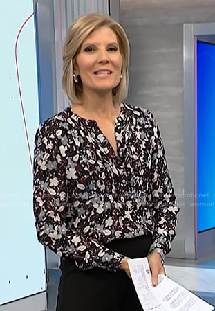 Kate’s floral blouse on NBC News Daily