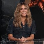 Keltie’s black tweed romper on E! News