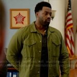 Kevin’s green shirt jacket on Chicago PD