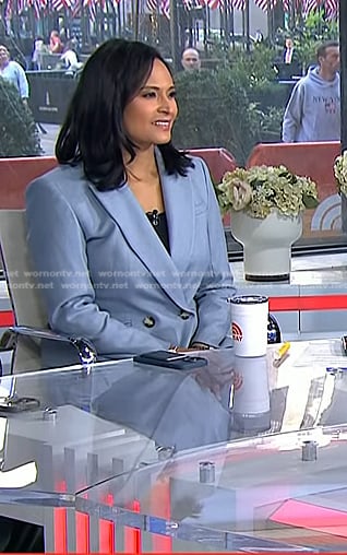 Kristen’s blue blazer on Today