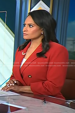 Kristen's red blazer on Today