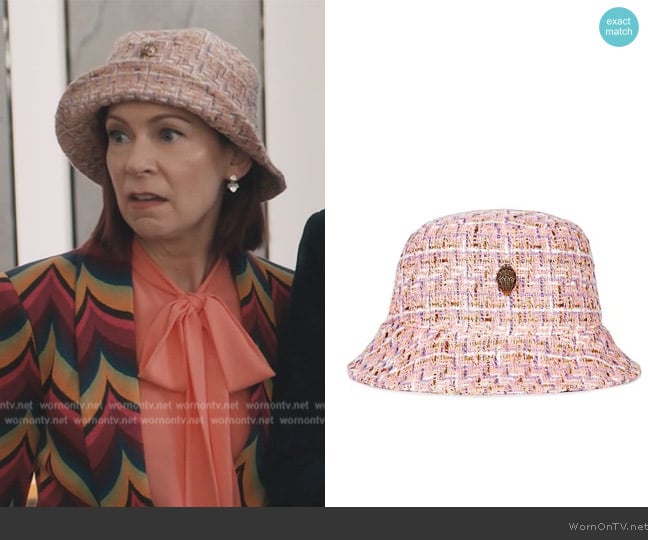 Kurt Geiger Tweed Bucket Hat worn by Elsbeth Tascioni (Carrie Preston) on Elsbeth