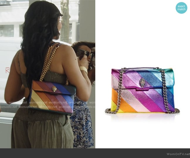 Kurt Geiger Kensington Large Leather Bag worn by Mia Thornton on The Real Housewives of Potomac