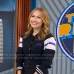 Lori's black varsity jacket on Good Morning America