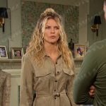 Marin’s beige belted jumpsuit on Days of our Lives