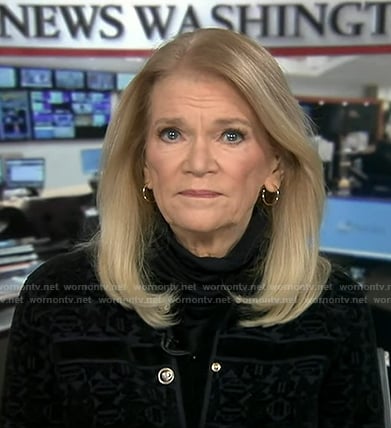 Martha’s velvet jacket on Good Morning America