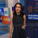 Morgan’s belted denim dress on NBC News Daily