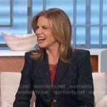 Natalie’s denim suit on The Talk