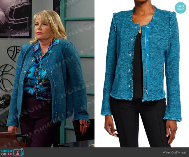 Nic + Zoe You Deserve It Fringe Detail Jacket worn by Bonnie Lockhart (Judi Evans) on Days of our Lives