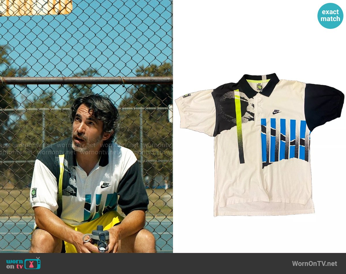 Nike Challenger Tennis Polo worn by Nathan Bartlett (Chris Messina) on Based on a True Story