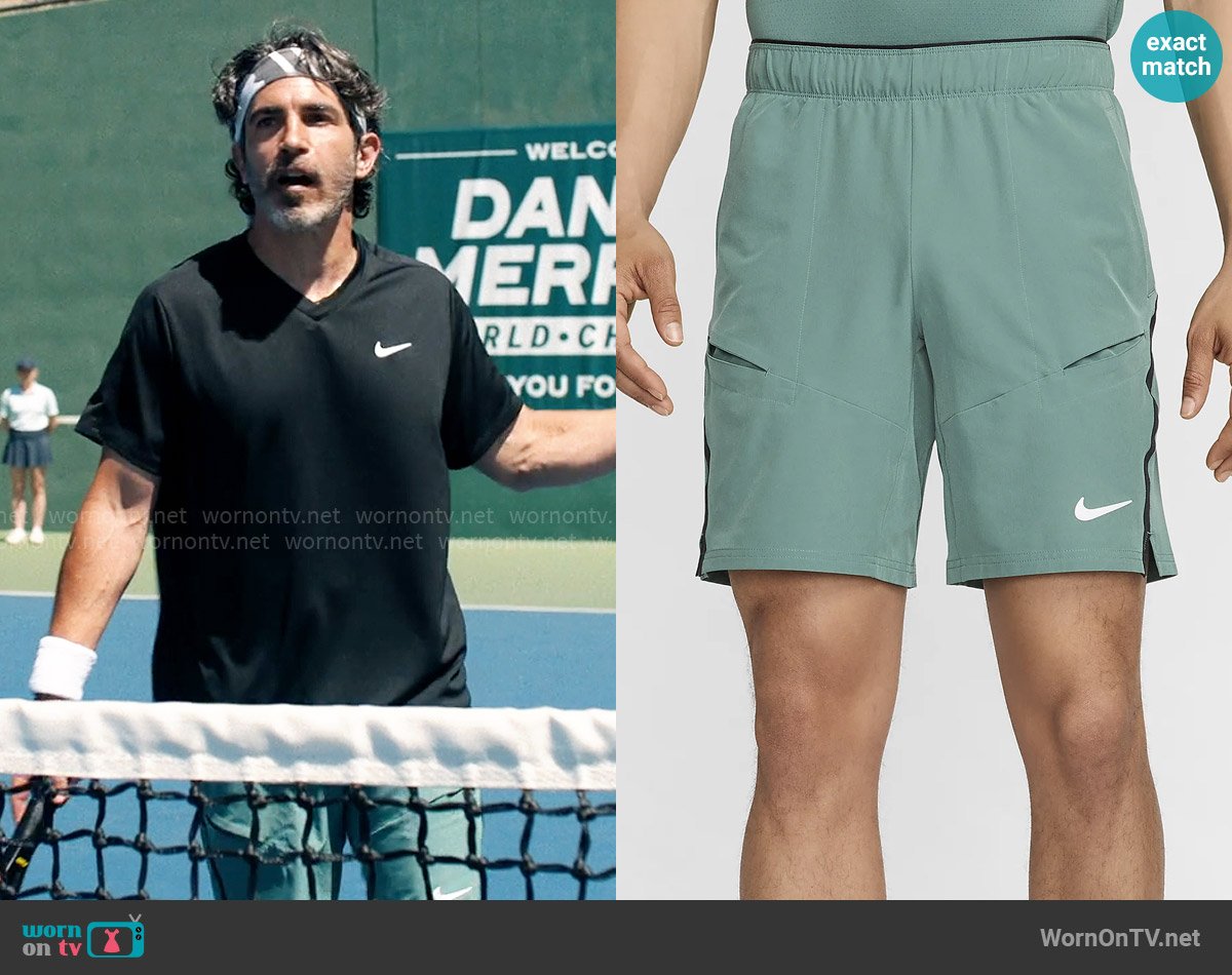 Nike Court Advantage Tennis Shorts worn by Nathan Bartlett (Chris Messina) on Based on a True Story