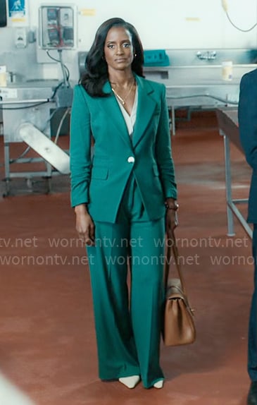 Olympia's green suit on Matlock