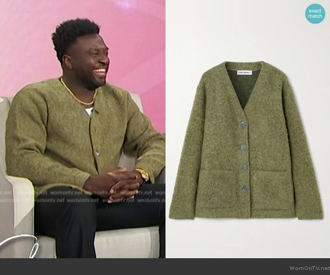 Our Legacy Brushed cardigan worn by Sinqua Walls on Sherri