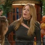 Phyllis’s slash cutout sweater on The Young and the Restless