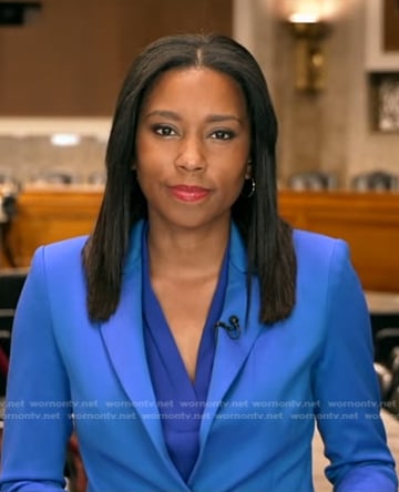 Rachel's blue blazer on Good Morning America