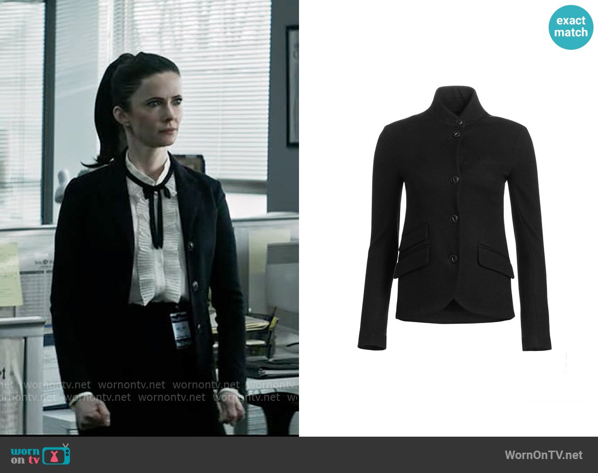 Rag & Bone Slade Jacket in Black worn by Lois Lane (Elizabeth Tulloch) on Superman and Lois