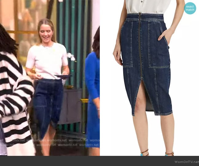 Ramy Brook Marietta Skirt worn by Sara Haines on The View