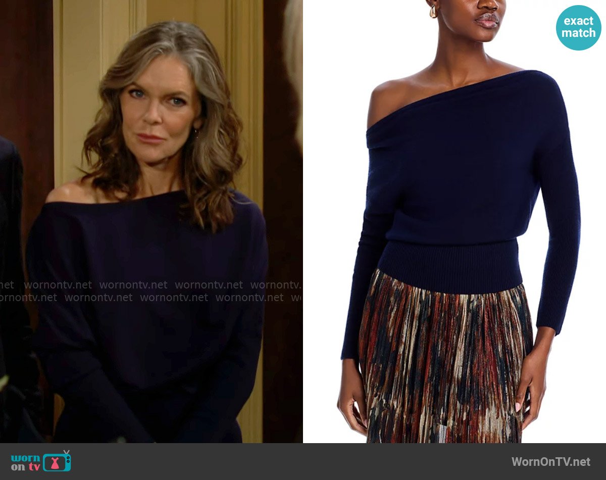 Ramy Brook Chance Sweater worn by Diane Jenkins (Susan Walters) on The Young and the Restless