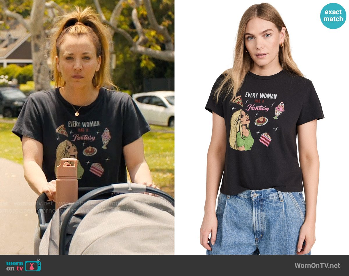 Re/Done Classic Tee Fantasy worn by Ava Bartlett (Kaley Cuoco) on Based on a True Story