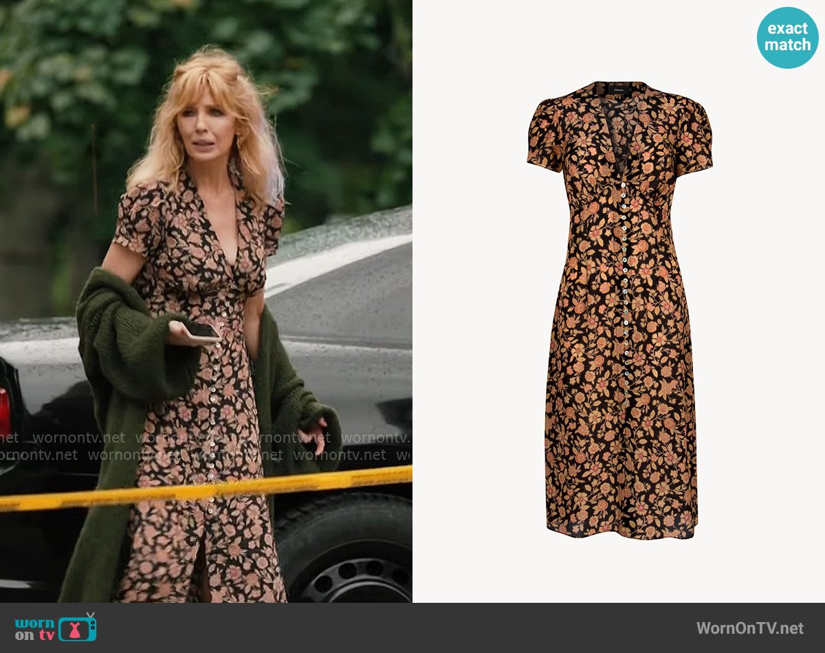 Realisation Par Monica Dress in Fantasy worn by Beth Dutton (Kelly Reilly) on Yellowstone