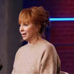 Reba McEntire’s embellished sweatshirt on Access Hollywood