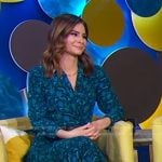 Rebecca’s blue floral dress on Good Morning America