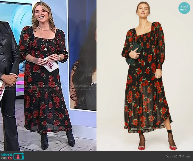 Rixo Yas Dress worn by Jenna Bush Hager on Today