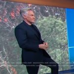 Sam Champion’s black sneakers on Good Morning America