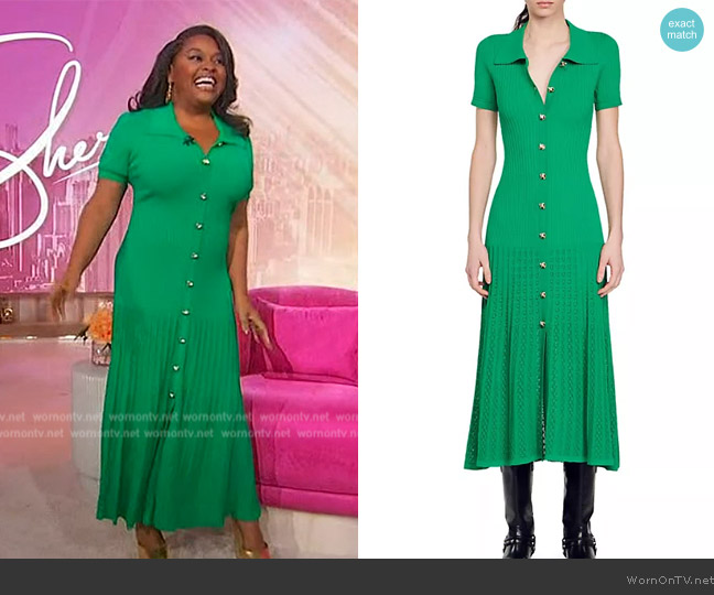 Sandro Lorel Midi Dress worn by Sherri Shepherd on Sherri