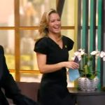 Sara’s black velvet dress on The View