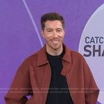 Shaun White’s rust red bomber jacket on Today