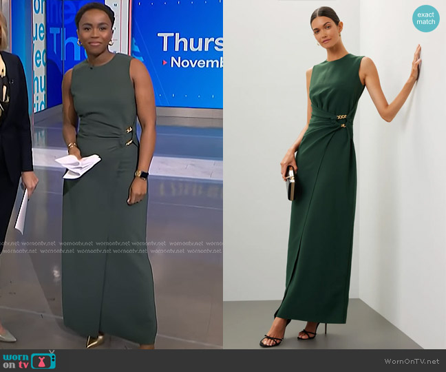 Shoshanna Dani Dress worn by Zinhle Essamuah on NBC News Daily