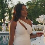 Stacey’s one shoulder dress on The Real Housewives of Potomac