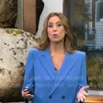 Stephanie Abrams’ blue blazer dress on CBS Mornings