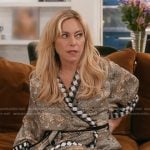 Sutton’s cheetah print robe on The Real Housewives of Beverly Hills