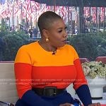 Symone’s colorblock dress on Today