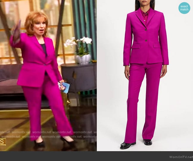 Theory Trace Tailored Blazer worn by Joy Behar on The View